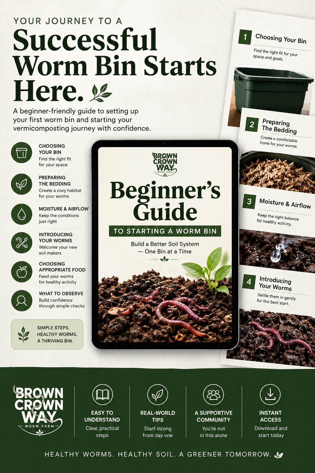 A Beginner's Guide to Starting a Worm Bin